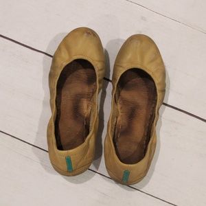 Camel Tieks leather ballet flats